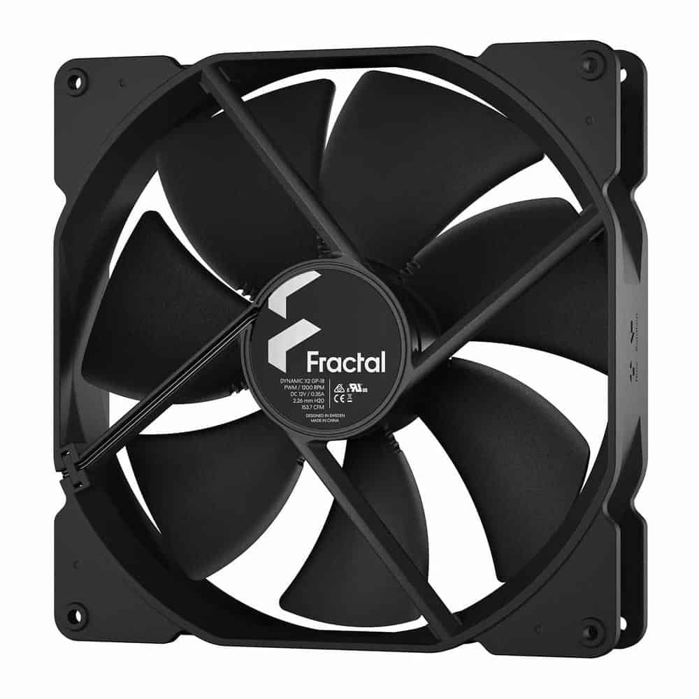 Fractal Design Dynamic X2 GP-18 180mm Black PWM Case Fan